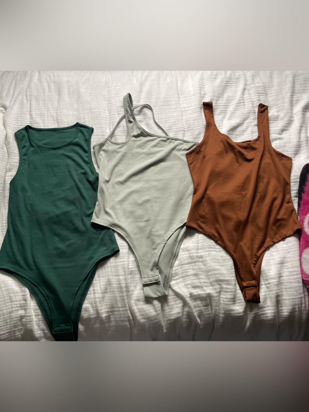 One piece bundle all never worn expect the brown one worn once